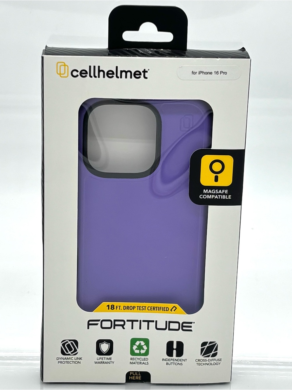 iPhone 16 Pro Case MagSafe Purple 18 Ft Drop Protection Shockproof Protective